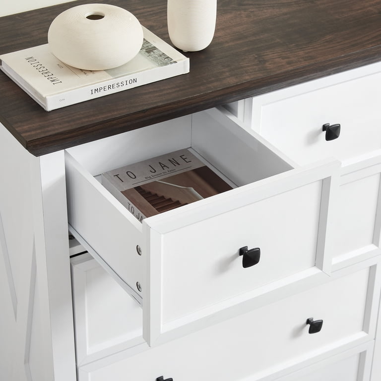 48 long by 32 high dresser near me long beach TrumanPick 6 Drawer Dresser 48" Tall Chest of Drawers Wood Dresser for  Bedroom Living Room 32"W x 16"D, White