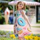 thumbnail image 5 of Balery Cupcakes and Donuts Camisón de princesa para niñas, pijama de algodón con mangas abullonadas, suave y bonito.-XX-Large, 5 of 6