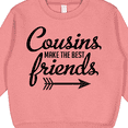 thumbnail image 3 of Inktastic Cousins Make the Best Friends with Arrow Toddler Sweatshirt, 3 of 4