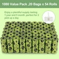 thumbnail image 6 of PayUSD Dog Poop Bags Dog Waste Bags with Dispenser 54 Rolls 1080 Counts 0.8C Thickness, 6 of 7