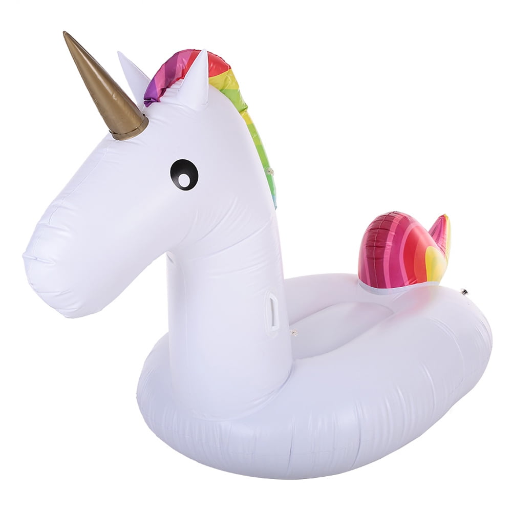 Lixada Outdoor Giant Unicorn Pool Toy Pool Floats Floating Unicorn