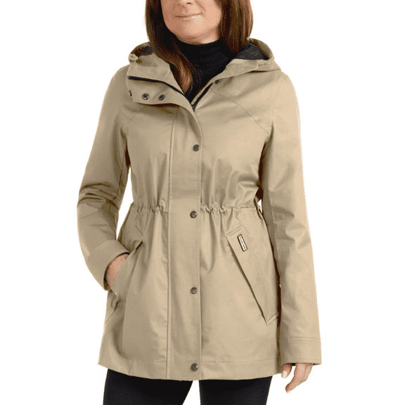 Hunter Women's Water Resistant Jacket Tan Medium