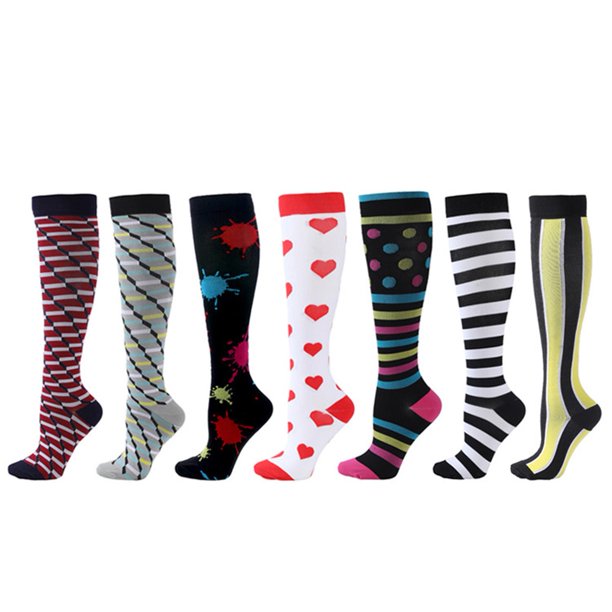 7 pares de calcetines para hombres y mujeres Calcetines deportivos profesionales Medias atléticas Fi Abanopi Calcetines