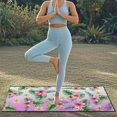 thumbnail image 5 of XYZCANDO Car Seat Towel Cover Flowers Pattern Car Cushion Seat Covers for Workout Hiking Running, Sweat-Absorbent Machine Washable Car Seat Cover Towel, 5 of 11