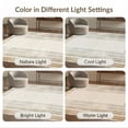 thumbnail image 7 of ODIKA Sisal Farmhouse Stripe Subtle Distressed Tonal Border Inspired for Entryway, Kitchen, Laundry Room, Stain Resistant Thin Throw, 7 of 7