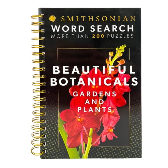 Brain Busters Smithsonian Word Search Beautiful Botanicals Gardens and Plants, (Spiral-Bound)