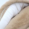 thumbnail image 4 of Methold Nido para gatos semicerrado que mantiene el calor en invierno, saco de dormir para mascotas para gatos pequeños, nido para gatos Suministros para perros caqui 65*50cm, 4 of 6