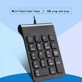 thumbnail image 4 of USB 2.0 Wireless Keyboard Mini Digital Number Numeric Keypad Financial Accounting 18 Key 2.4G Wireles Number Pad For PC Laptop, 4 of 9