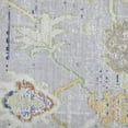thumbnail image 3 of HomeRoots 2 x 3 ft. Oriental Power Loom Distressed Traditional Rectangle Area Rug, Blue & Ivory, 3 of 3