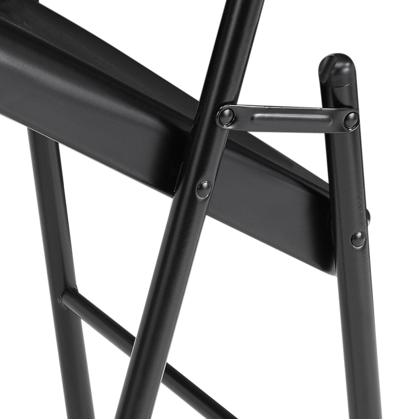 (Pack of 4) Commercialine® 900 Series All-Steel Folding Chair, Black