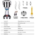 thumbnail image 7 of 2000W Electric Grain Grinder Stainless Steel Commercial Dry Mill Ultra-Fine Powder  for Wheat Rice Corn Spices Coffee High-Speed Flour Maker Home Kitchen Professional Use, 7 of 7