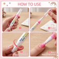 thumbnail image 5 of Water Based Nail Polish Pen Set, Peelable Quick Drying Nail Art Painting Pens, No UV Lamp Needed, DIY Manicure Kit For Beginner, 6 Count, 0.17 fl oz Each, 5 of 5
