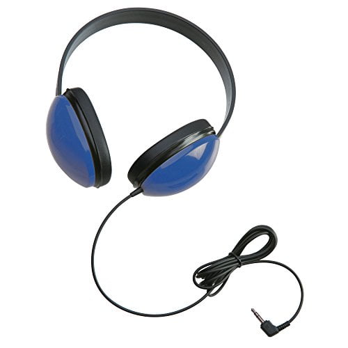 Califone 2800-BL Première Écoute Stéréo Headphones, Bleu