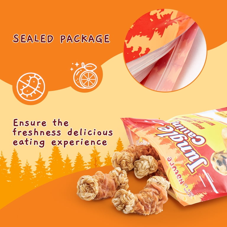 Jungle Calling Beef Tendons Dog Chews, Chicken Wrapped, Hip & Joint Support photo 8