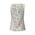 thumbnail image 5 of Haiem Fairy Floral Workout Tank Tops for Women, Athletic Sports Slim-Fit Tank Tops, Compression Sleeveless Dry Fit Shirts,Athletic Shirt-Small, 5 of 9