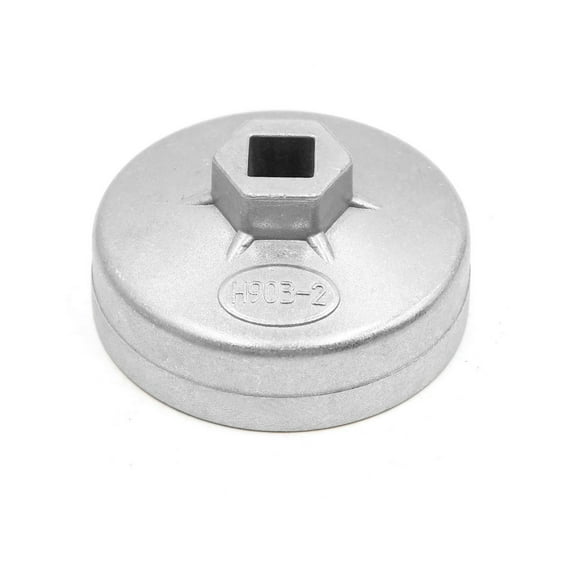 Unique Bargains 8 Flutes 74mm Inner Dia Metal Oil Filter Wrench Cap Tool Remover for Car Truck
