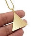 thumbnail image 4 of Real Genuine Diamond 0.30 Cwt. 10K Gold Finish Egyptian Pyramid Eye of Horus Charm Pendant 1.50'', 4 of 5