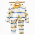 thumbnail image 5 of Gibobby Toddler Kids Baby Boy Fall Outfits 1T 2T 3T Letter Print Long Sleeve Tops Pants Winter Clothes Sets Toddler Boys Clothes(7-8 Years,Yellow), 5 of 5