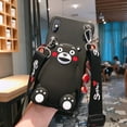 thumbnail image 1 of Funda con dibujo de gato en 3D para móvil, cartera bonita con cuerda para Samsung Galaxy A01, A02S, A03, A10E, A20, A30, A40, A50S, A60, A70, A80, A90 qiuyongmign unisex, 1 of 2