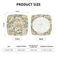thumbnail image 6 of Daiia Daisy Stretch Individual Couch Cushion Slipcovers Reversible Cushion Protector Slipcovers Sofa Cushion Protector Covers Milk Silk-16.9in, 6 of 9