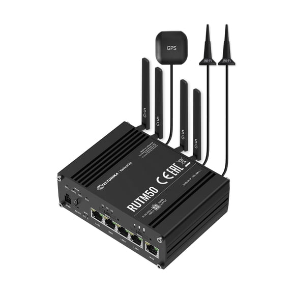 Enrutador celular industrial 5G Teltonika RUTM50000000