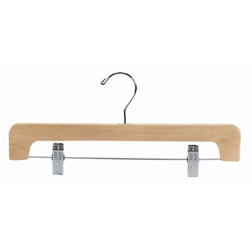 Decor Hut Wooden Skirt/Pants Hangers with Swivel Hook Strong Durable Material... 