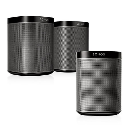 Sonos Multi-Room Digital Music Set with Three PLAY:1 Speakers (Best Ceiling Speakers For Sonos)