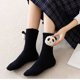 thumbnail image 3 of Calcetines de invierno para mujer, calcetines de tubo medio con forro polar para mayor calidez y protección contra el frío, calcetines de forro polar, calcetines de algodón para mujer, 3 of 5