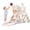 White Gray, variant on DKMOCO 6-in-1 Toddler Slide, Climber Slide PlaySet with Basketball Hoop, Telescope & Anti-Slip Pads, Indoor Outdoor Playground Age 1-3, White Gray