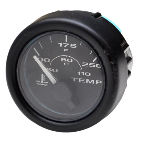 Faria Boat Temperature Gauge GP7147 | Maxum 2 Inch Black