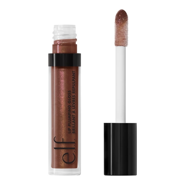 Brillo rellenador de labios e.l.f. Chocolate Glaze, 2,6 ml, vegano y libre de crueldad animal