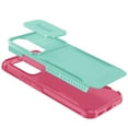 thumbnail image 2 of For Samsung A17 5G Ultimate U Design Hybrid with Camera Window Covering - Teal+Hot Pink, 2 of 4