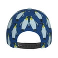 thumbnail image 6 of Daiia Beautiful King Penguin Pattern print Baseball Cap Men Women Golf Dad Hat Adjustable Original Classic Low Profile Hat Unconstructed Plain Cap, 6 of 9