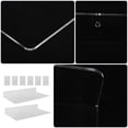 thumbnail image 4 of 2pcs Bathroom Shelf Floating Shelf Acrylic Display Shelf Wall Mounted Flowerpot Storage Rack, 4 of 11