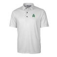 thumbnail image 2 of Men's Cutter & Buck Charcoal Marshall Thundering Herd Team Logo Big & Tall Pike Double Dot Print Stretch Polo, 2 of 3