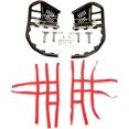 thumbnail image 6 of Kojem Nerf Bars Pro Feet Peg For Honda TRX 400EX 400X Black Bars Red Nets 211 T7 BB, 6 of 9
