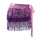 thumbnail image 4 of Bufanda de Cadera Salvador Falda con Flecos de Lentejuelas Rosa y Morado Oscuro, 4 of 10