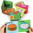 thumbnail image 3 of 6Pcs Baby Cloth Book Washable Kids Bath Books Funny Unbreakable Education Learning Toys Gifts for Toddlers, 3 of 4