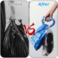 thumbnail image 3 of 1Pc Plastic Shopping Grocery Bag Relaxed Carrying Grip Holder Handle Lock Carrier Tool (Blue), 3 of 5
