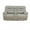 Loveseat, variant on Recliner Chair, Breathing Power Leather Reclining Sofa Seating Couch with Storage Console/Cup Holders (Grey)