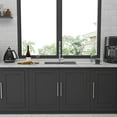 thumbnail image 4 of Stainless Steel Kitchen Sink 33 x 22 x 9 inch Kitchen Sink Drop In 16 Gauge Stainless Steel 33" Single Bowl Topmount Kitchen Sink Basin,Undermount Kitchen Sink, 4 of 8