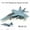 NO.25-23( in bag ), variant on 1/72 Scale F/A-18F Super Hornet Diecast Model, "Jolly Rogers" Replica with Detailed Markings