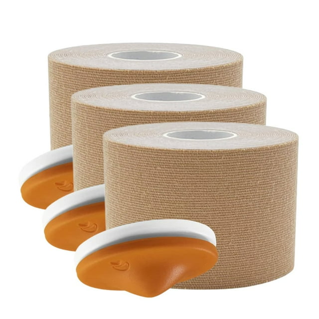 3Pcs/Set 5cm Sports Tape with Trigger Buttons Release Tense Muscles Pain Relief Athletic Muscle Recovery Kinesiology Tape Patches Kit for Running