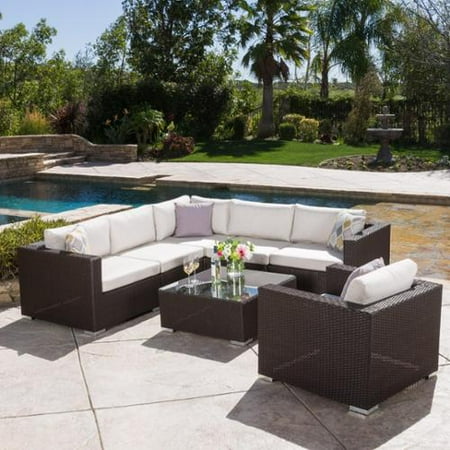 Christopher Knight Home Santa Rosa Outdoor 7-piece Wicker
