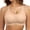 Beige, variant on Womens Seamless Wireless Bra - Comfort Full Coverage T-Shirt Bra Padded Invisible Beige S-XXL,Size 2XL