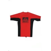 Logo Rashguard II Short Sleeve Rash Vest [Red/Black]