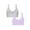 Heather Grey/Stellar Orchid, variant on A Fresh Collection So Comfy 2-Pack Women's Seamless Bralettes – Your New Everyday Essential