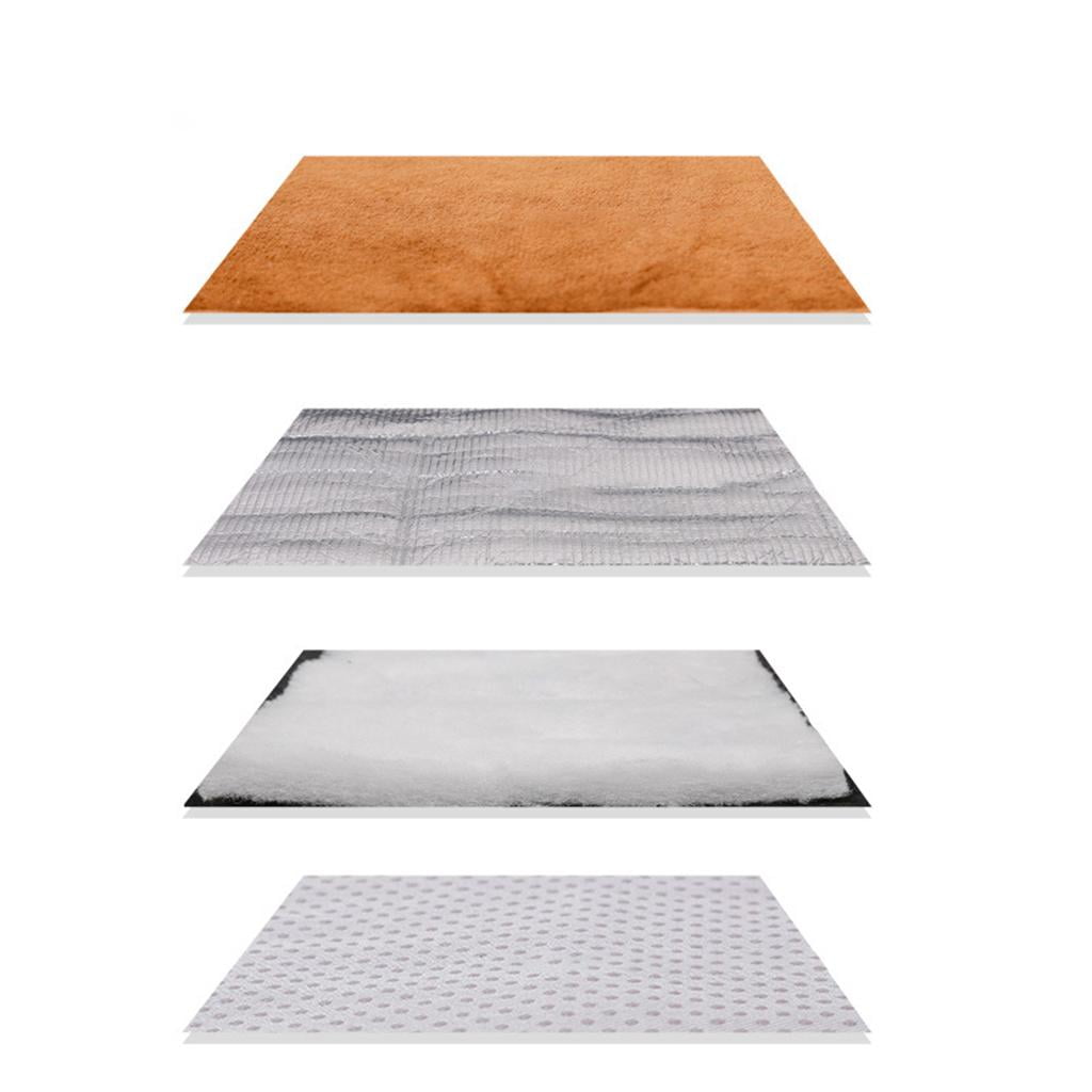 Bvdfgk Comfortable Dog Bed Mat Blanket Pad Pet Crate Cushion Cat Puppy Sleeping Pad Non Brown XL