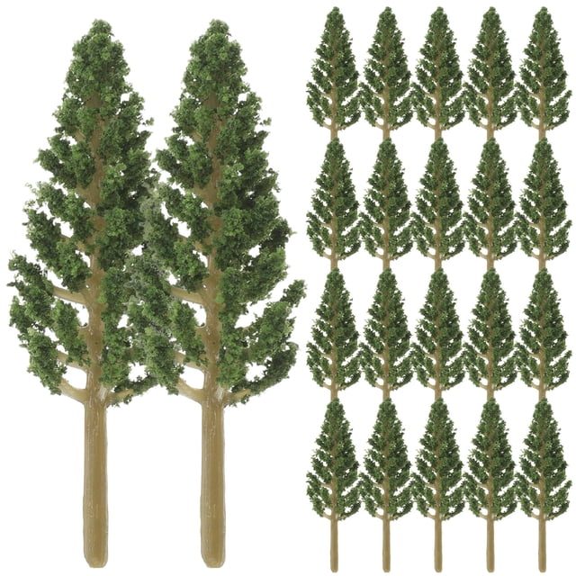 50 Uds. De árboles en miniatura, paisaje artesanal, árboles en miniatura, modelos de mesa de arena, decoraciones