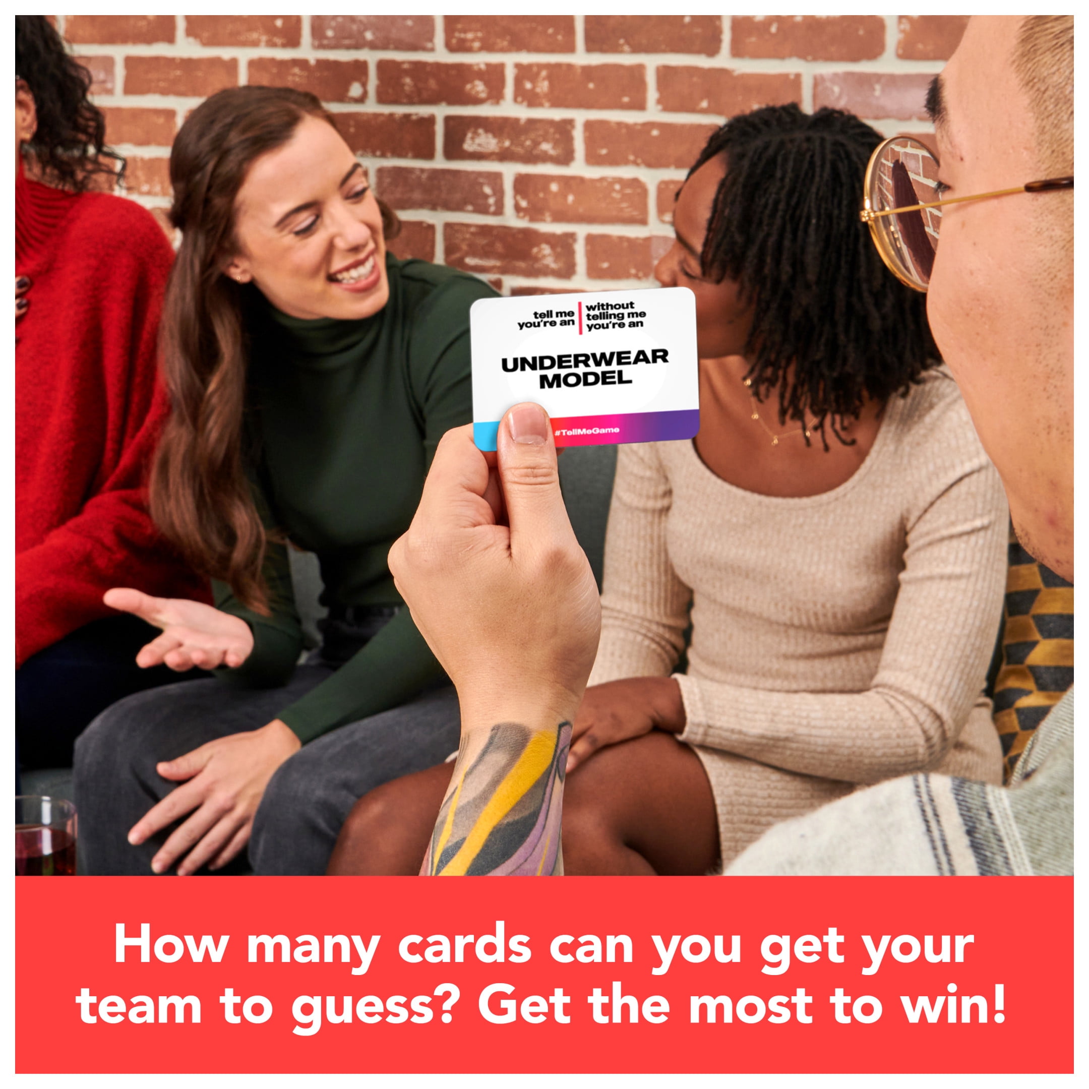 Tell Me Without Telling Me, Party Card Game, for Adults Ages 18 and up
